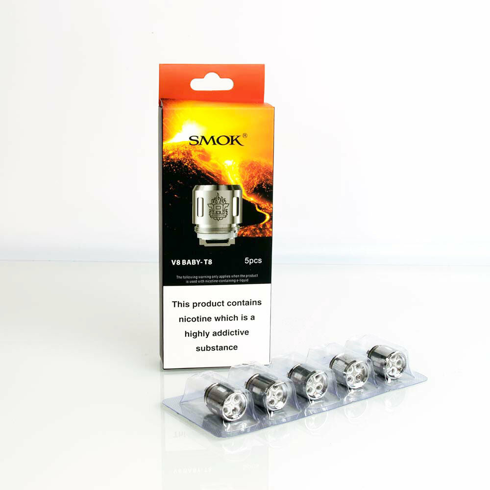SMOK TFV8 BABY COILS | M2 | Q2 | Q4 | X4 | T6 | T8 | T12 | MESH | STRIP Baby Big Family.