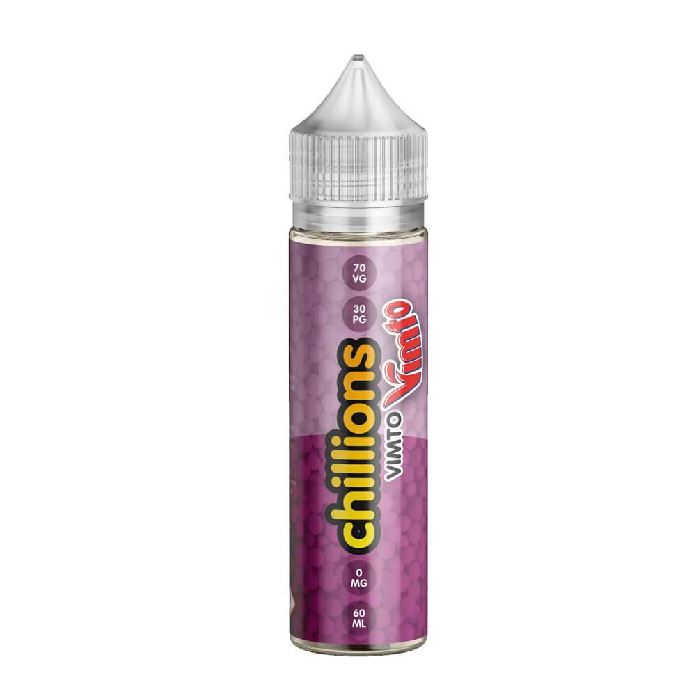 Chillions E-Liquid 30PG/70VG 0mg Nicotine All Flavours 60ml E-Cigarette Vape Juice