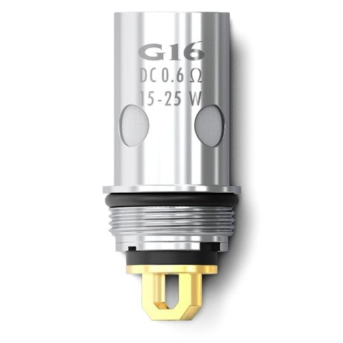 Pack of five Smok G16 DC 0.6ohm replacement vape coils designed for e-cigarettes, offering consistent vapor and flavor.