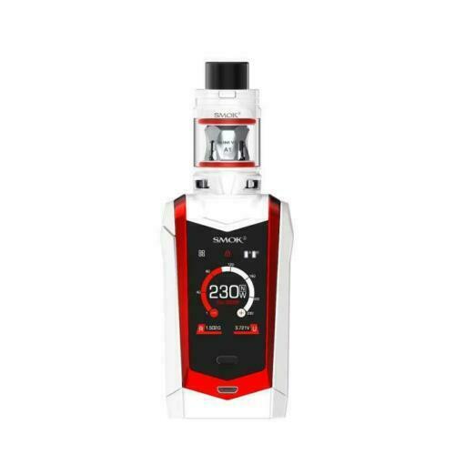 Genuine SMOK Species vape kit featuring a 2ml refillable tank, powerful 23W max output with mesh coil technology for enhanced flavor and vapor, in stylish White Red color finish.