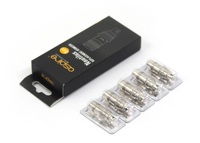Genuine Aspire Nautilus / Nautilus mini Bottom Vertical Coil (BVC) x5 piece.