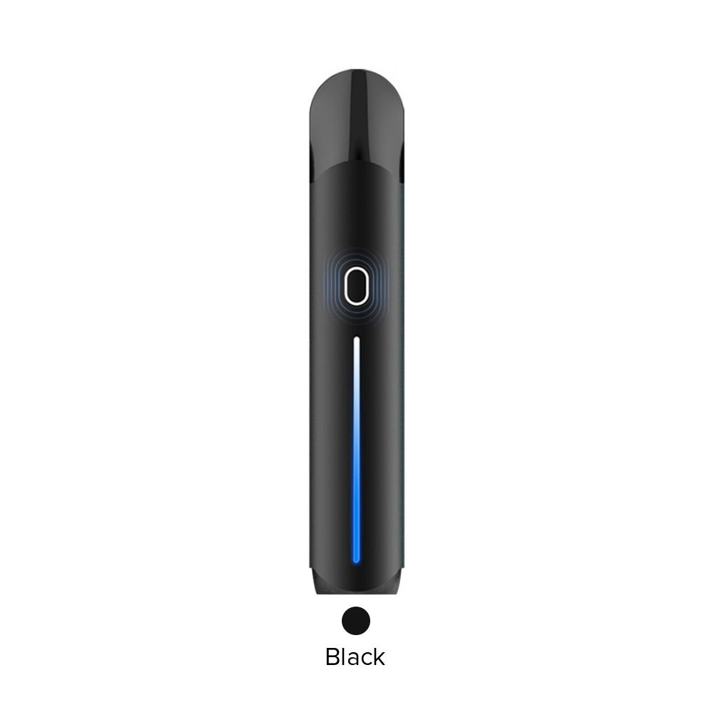 Genuine IQ Touch Refillable Pod Kit in Black – 450mAh battery, 2ml capacity, compact pod vape device.
