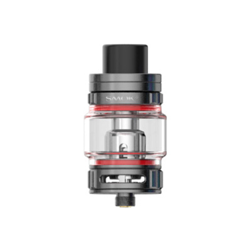 Genuine SMOK TFV9 sub-ohm vape tank in Black, featuring 2ml e-liquid capacity, durable construction, and designed for high-performance vaping with powerful mesh coils.
