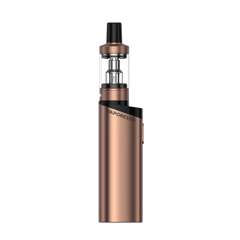 Vaporesso Gen Fit Kit in Rose Golden – elegant and compact vape kit with a 1200mAh battery, AXON Chip for Pulse Mode, and MTX tank designed for smooth MTL vaping with clean flavor delivery.
