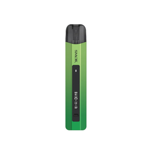 SMOK Nfix Pro 25W Pod System Kit in Green Gold – ultra-slim and powerful pod device with an adjustable 5–25W output, 700mAh battery, and compatibility with LP1 coils for precise MTL vaping.