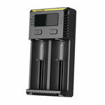 Load image into Gallery viewer, Nitecore New i2 Intellicharge Charger – universal smart battery charger for 18650, 26650, 20700, 16340 and more with UK plug