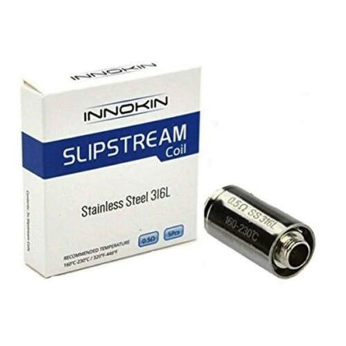 Innokin Slipstream sub-ohm clearomizer tank, 2ml capacity, TPD compliant with replacement atomizer head for enhanced vaping.