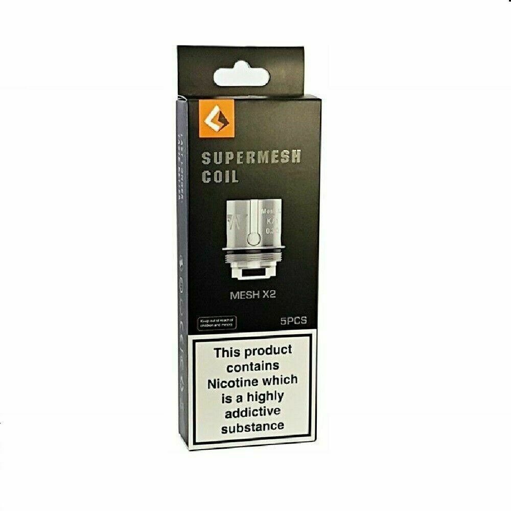 GEEKVAPE Supermesh X1 X2 Mesh Coils for Cerberus - 5x Coils Eco Smok Vape Store GEEKVAPE Supermesh X1 X2 Mesh Coils for Cerberus - 5x Coils Eco Smok Vape Store