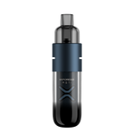 Load image into Gallery viewer, Vaporesso X Moti X Mini Pod Kit in Aegen Blue – futuristic and compact pod system featuring a transparent body with a 1150mAh battery, COREX heating tech, and adjustable airflow for a rich RDL vaping experience.
