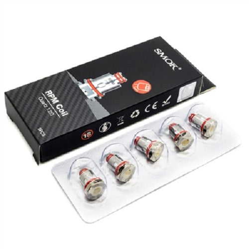 SMOK RPM-40 replacement pods and coils including 1.2 ohm mesh, triple, quartz, and RBA options for RPM-40 pod vape kit.