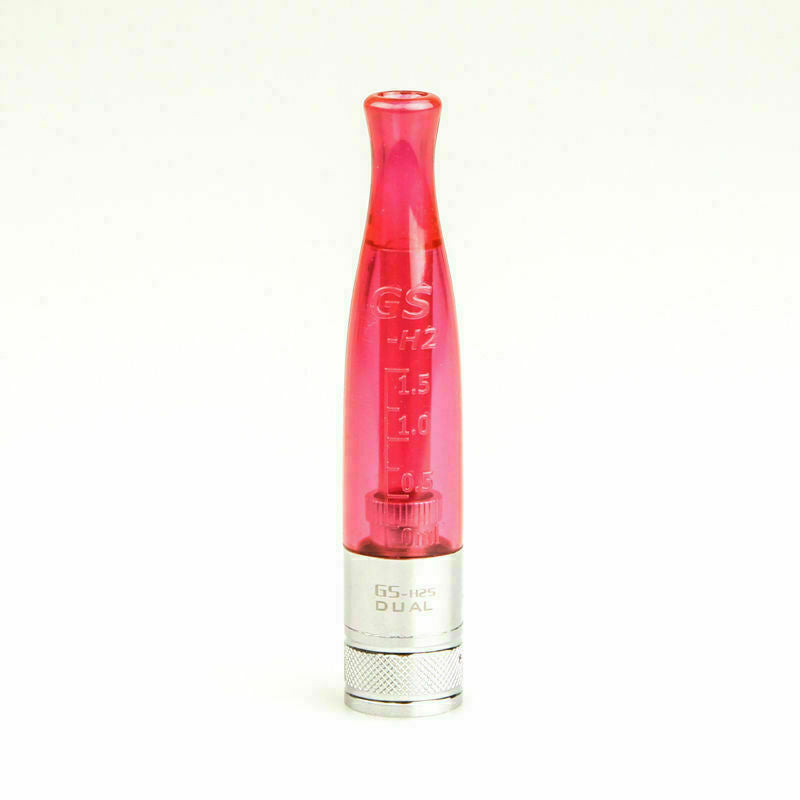 GS H2S Dual Core Atomizer Clearomizer 1x E-Cigarette E-Shisha Vape Hookah