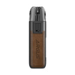 Load image into Gallery viewer, Genuine VooPoo Argus Pod Kit in Brown – sleek and reliable pod system featuring a 800mAh battery, GENE.AI chip, side-fill pods, and airflow adjustment for a customizable and smooth MTL vape.