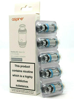 Load image into Gallery viewer, Genuine Aspire Nautilus XS 0.7Ω mesh replacement coil heads, pack of 5 for Nautilus XS pod vape kit.