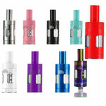 Load image into Gallery viewer, An assortment of Innokin Endura Prism T18E 2ml Vape Tank Atomizers in various colors including silver, red, green, blue, white, purple, and black.
