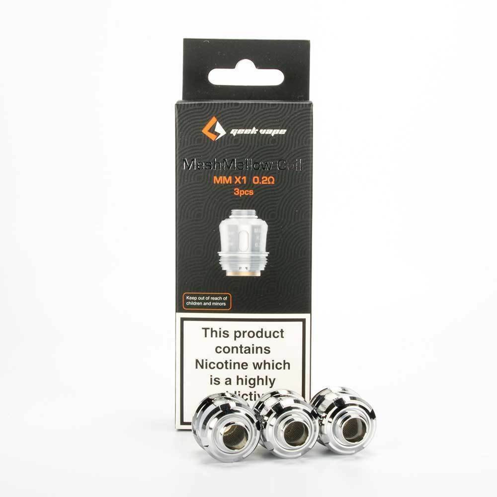Geekvape MeshMellow MM X1 Alpha E Cig Mod Vape Coils 0.2, 3x  Eco Smok  Vape Store