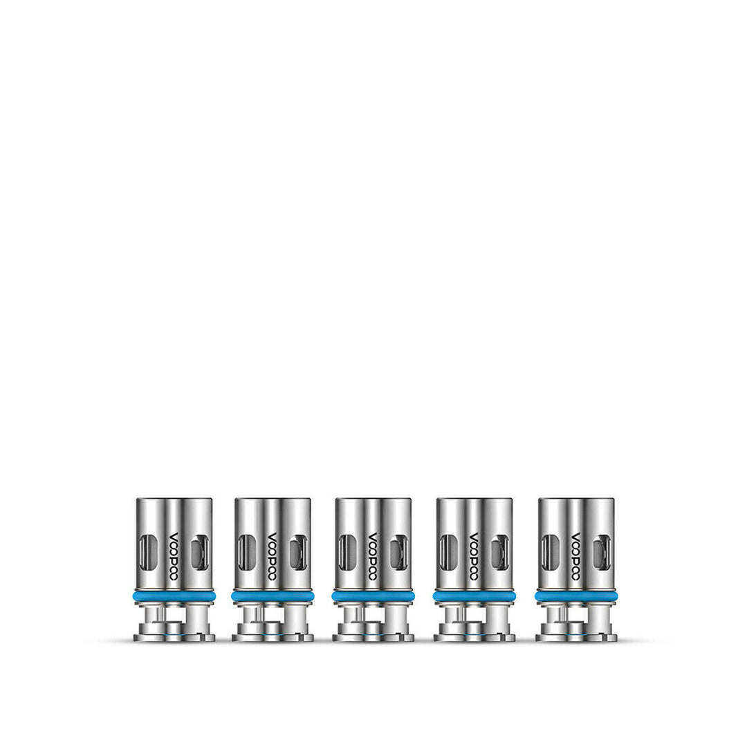 Voopoo PnP Replacement Coils – pack of 5 mesh TM1 0.6Ω coils or TR1 1.2Ω coils for Voopoo pod vape kits.