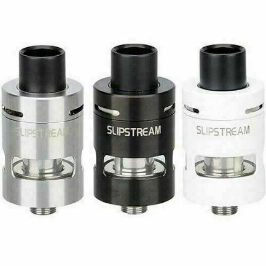 Innokin Slipstream sub-ohm clearomizer tank, 2ml capacity, TPD compliant with replacement atomizer head for enhanced vaping.
