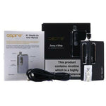 Load image into Gallery viewer, Aspire K1 Stealth vape e-cigarette starter kit with 1000mAh battery and Aspire K1 Plus refillable tank for long-lasting vaping.