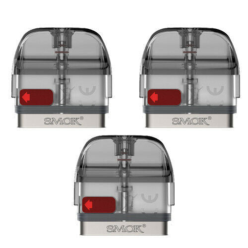 Smok Acro replacement pods, pack of 3, each with a meshed 0.8Ω coil and 2ml e‑liquid capacity, designed for the Smok Acro pod system, delivering smooth flavor, enhanced vapor, and reliable performance.