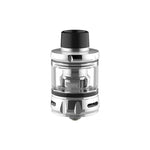Load image into Gallery viewer, Close-up of the Uwell Nunchaku 2 sub-ohm vape tank in Silver, featuring a 2ml e-liquid capacity, sleek metallic design, adjustable airflow, and compatible with high-wattage vaping