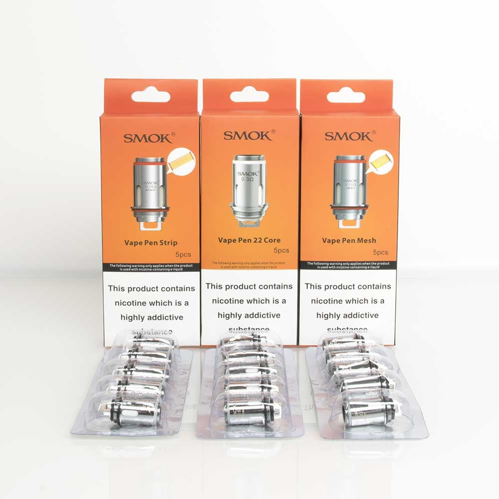 SMOK Vape Pen 22 Kit Replacement Coils 0.3Ohm Dual Core Coil Same Day Dispatch.
