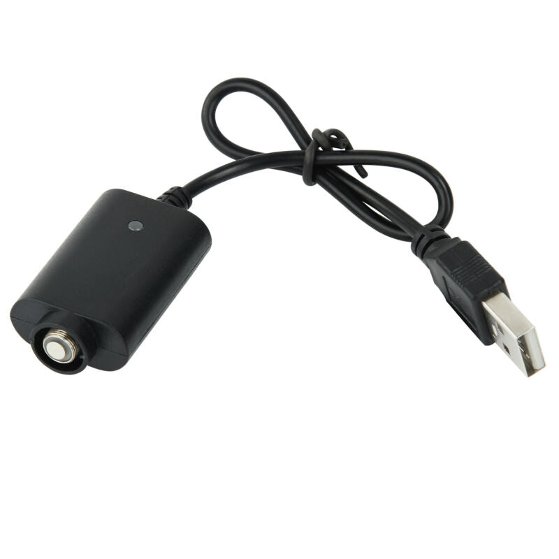 GS eGo II 2200mAh high-capacity vape battery with long USB charger for extended vaping sessions.