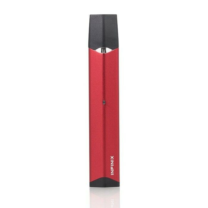 SMOK Infinix 2 pod kit in Red, with 450mAh battery, featuring a slim and portable design for convenient vaping.