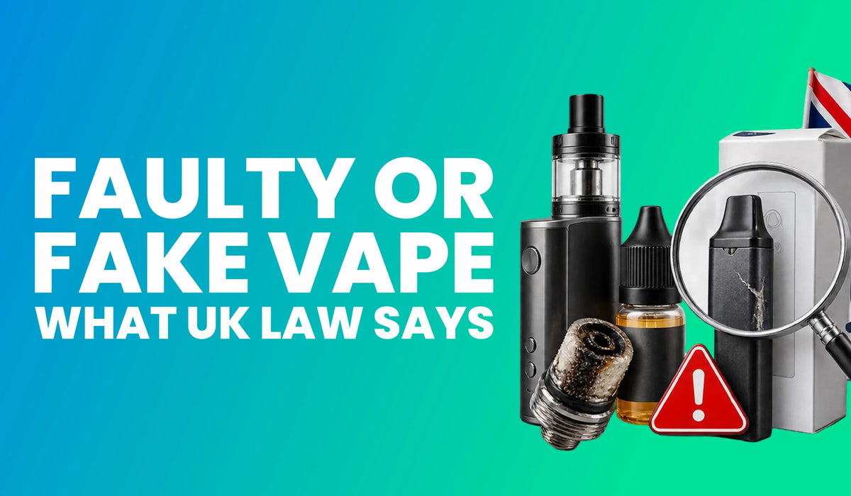 Faulty or Fake Vape? What UK Law Says and How to Report It
