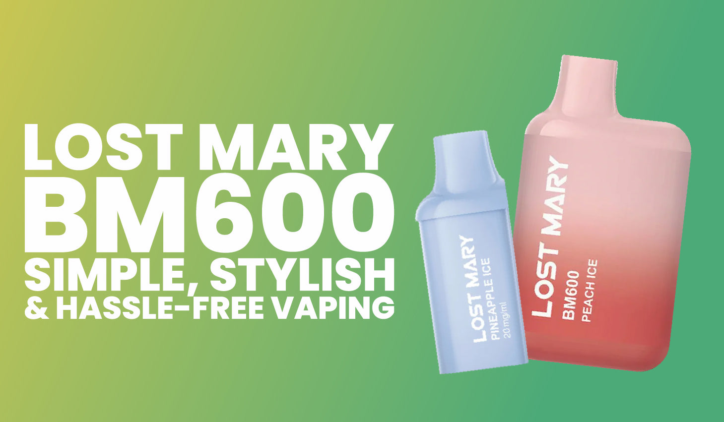 Lost Mary BM600 Prefilled Pods & Kit – The Best Disposable Alternative at EcoSmok UK
