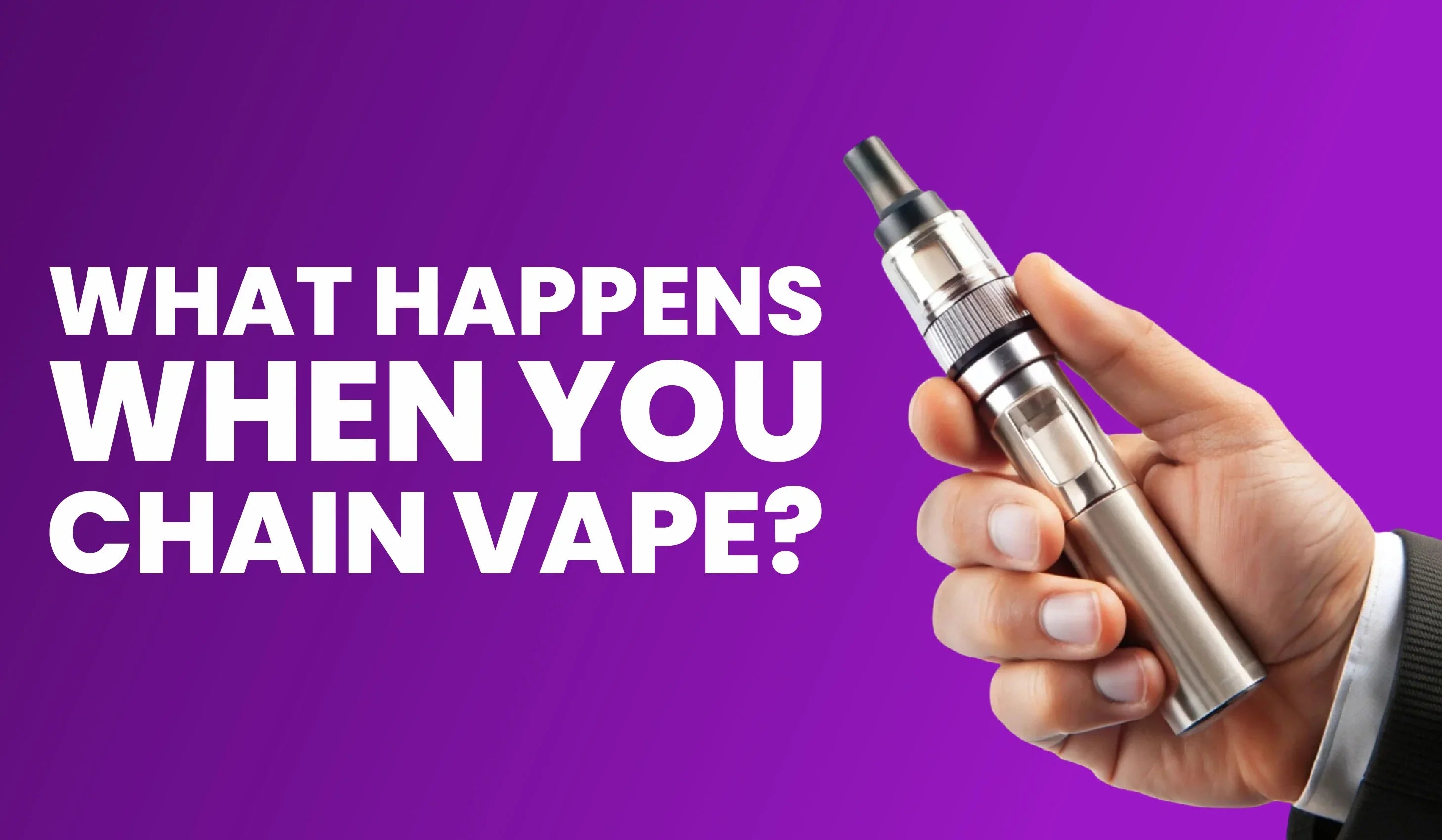What Happens When You Chain Vape?  Eco Smok Vape Store