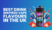 UK drink-inspired vape guide covering cola, lemonade, coffee and cocktail e-liquid flavours