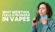 Menthol vape guide banner explaining why menthol e-liquids produce a stronger throat hit and flavour.