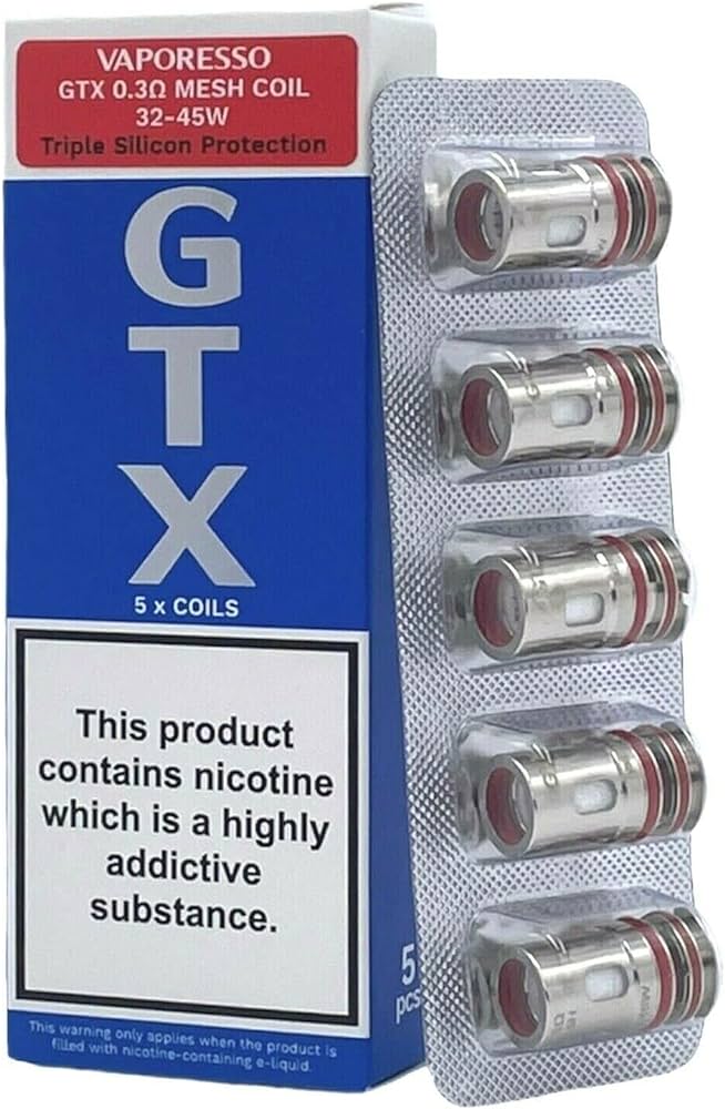 Vaporesso® GTX Coils (5-Pack) - For PM30, PM80, Luxe, Swag