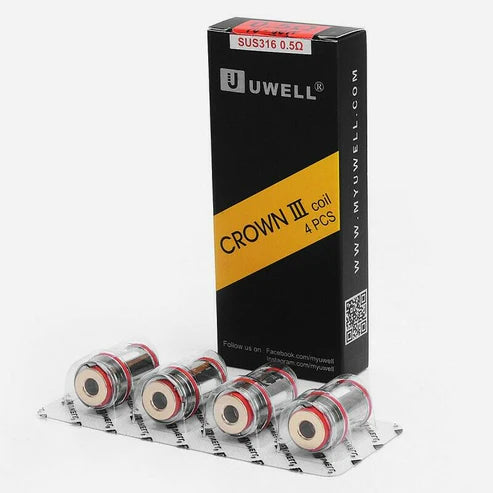 UWELL Crown III Coils  0.5ohm 4 Pcs