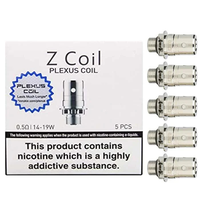 5x Innokin Zenith Z Coils – replacement coils for Zenith and Zlide tanks, 0.5Ω resistances.