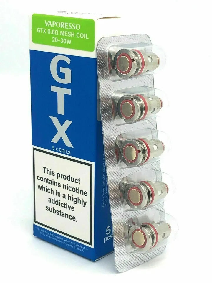 Vaporesso® GTX Coils (5-Pack) - For PM30, PM80, Luxe, Swag
