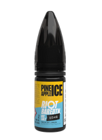 Load image into Gallery viewer, 10× Riot Squad Bar Edition Nic Salt E‑Liquids in Pineapple Ice – a pack of ten 10 ml bottles featuring a formulated with smooth nicotine salt and a 40/60 PG/VG base for a richer vapor experience.
