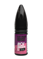 Load image into Gallery viewer, 10× Riot Squad Bar Edition Nic Salt E‑Liquids in Blue Cherry Burst – a pack of ten 10 ml bottles featuring a formulated with smooth nicotine salt and a 40/60 PG/VG base for a richer vapor experience.
