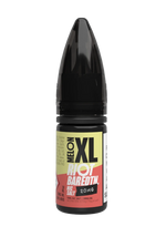 Load image into Gallery viewer, 10× Riot Squad Bar Edition Nic Salt E‑Liquids in Melon XL – a pack of ten 10 ml bottles featuring a formulated with smooth nicotine salt and a 40/60 PG/VG base for a richer vapor experience.

