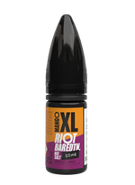 Load image into Gallery viewer, 10× Riot Squad Bar Edition Nic Salt E‑Liquids in Mango XL – a pack of ten 10 ml bottles featuring a formulated with smooth nicotine salt and a 40/60 PG/VG base for a richer vapor experience.
