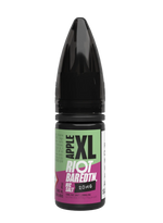 Load image into Gallery viewer, 10× Riot Squad Bar Edition Nic Salt E‑Liquids in Apple XL – a pack of ten 10 ml bottles featuring a formulated with smooth nicotine salt and a 40/60 PG/VG base for a richer vapor experience.
