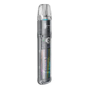 Aspire Cyber S Pod Kit in Gunmetal – futuristic and compact pod system, dual firing modes (auto and button), 700mAh battery, and mesh coil pods for rich flavor and a smooth MTL experience.