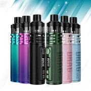 VOOPOO Drag H40 Kit – compact yet powerful pod mod with ergonomic design, adjustable wattage up to 40W, rotating airflow system, and GENE.TT 2.0 chip for a personalized and reliable vaping experience.