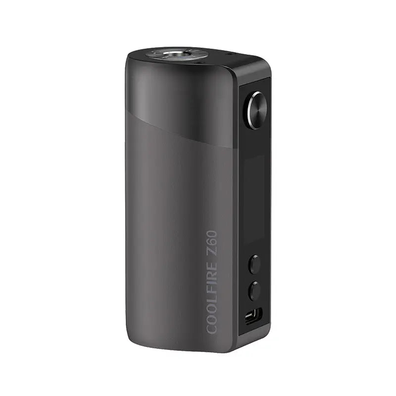 Innokin Coolfire Z60 Box Mod in Gunmetal – compact vape mod with 60W power output and long-lasting 2500mAh built-in battery.