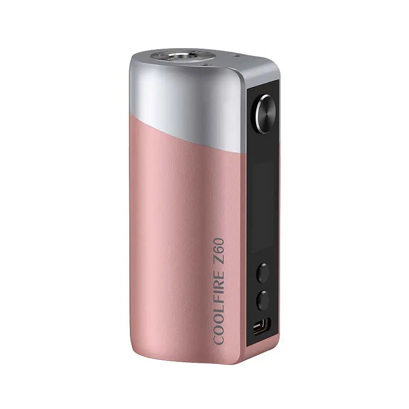 Innokin Coolfire Z60 Box Mod in Pink – compact vape mod with 60W power output and long-lasting 2500mAh built-in battery.