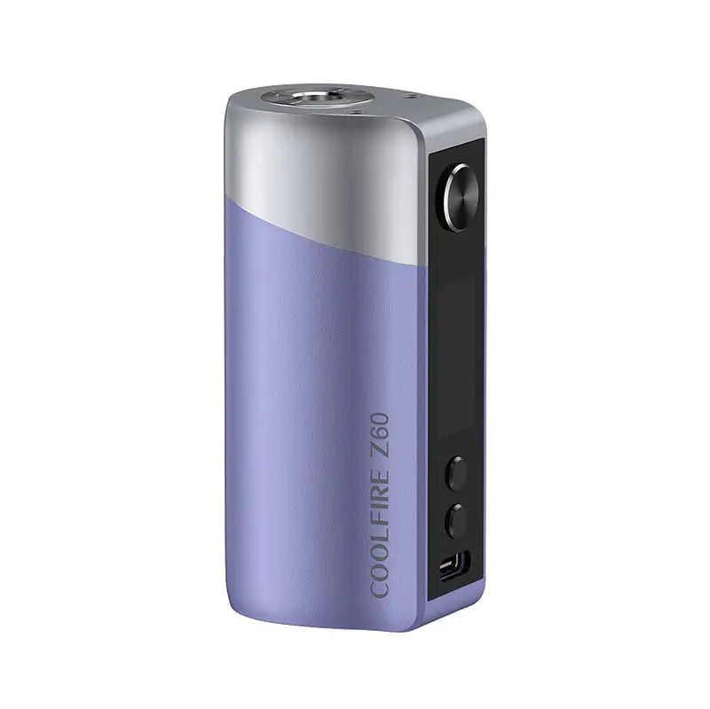 Innokin Coolfire Z60 Box Mod in Purple – compact vape mod with 60W power output and long-lasting 2500mAh built-in battery.