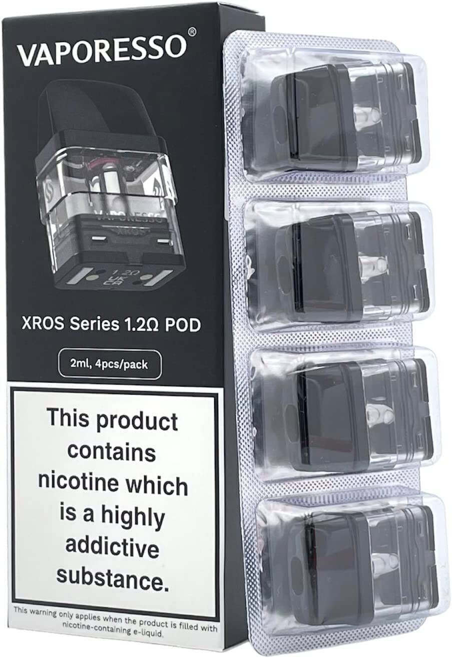 Vaporesso XROS replacement pod with 2ml e-liquid capacity, designed for easy refill and reliable performance, compatible with Vaporesso XROS devices for smooth vapor and enhanced flavor delivery.