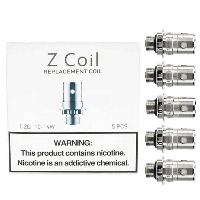 5x Innokin Zenith Z Coils – replacement coils for Zenith and Zlide tanks, 1.2Ω resistances.