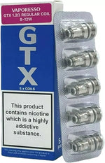 Load image into Gallery viewer, 1.2ohm Regular Coil Vaporesso® GTX Coils (5-Pack) - For PM30, PM80, Luxe, Swag
