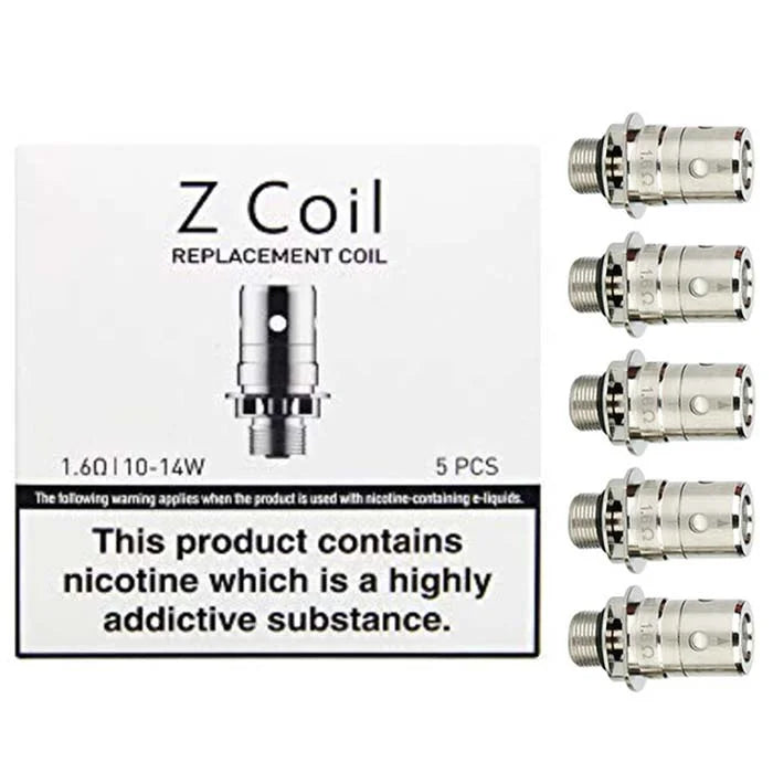 5x Innokin Zenith Z Coils – replacement coils for Zenith and Zlide tanks, 1.6Ω resistances.